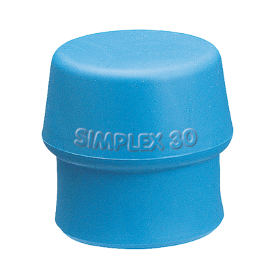 Simplex Hammer - Type A Inserts: Blue Thermoplastic (Soft)