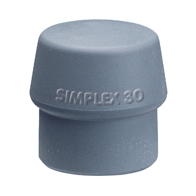 Simplex Hammer - Type B Inserts: Gray Thermoplastic (Medium Soft)