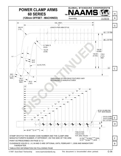 NAAMS ACA045 Power Clamp Arm - Image 2
