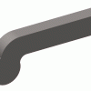 NAAMS ACA122 Power Clamp Arm Blank