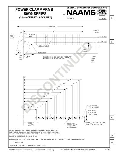 NAAMS ACA135 Power Clamp Arm - Image 2