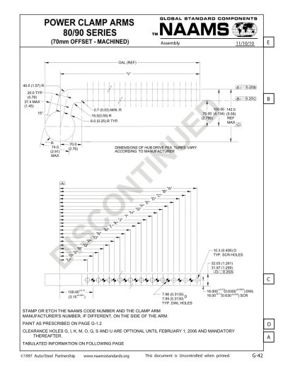 NAAMS ACA154 Power Clamp Arm - Image 2