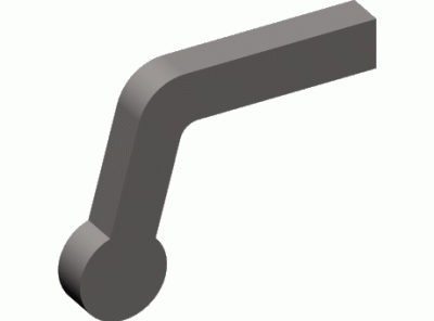 NAAMS ACA165 Power Clamp Arm Blank