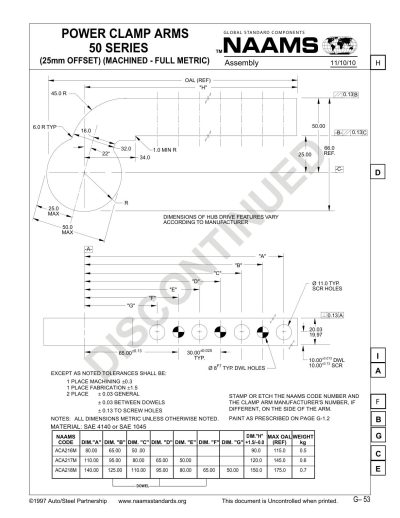 NAAMS ACA218 Power Clamp Arm - Image 2