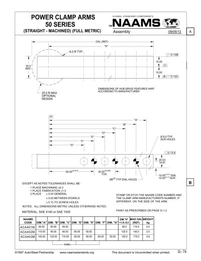 NAAMS ACA402 Power Clamp Arm - Image 2