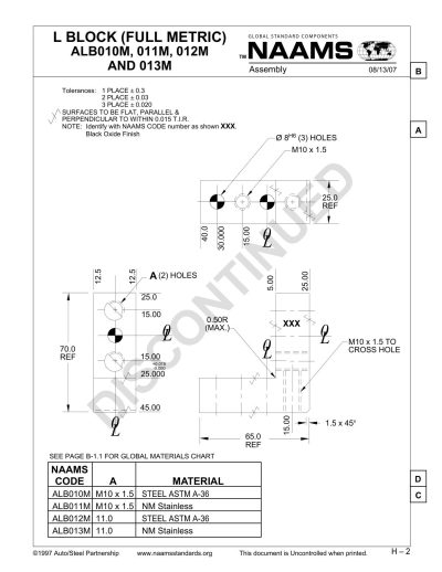 NAAMS ALB013M L-Block - Image 2