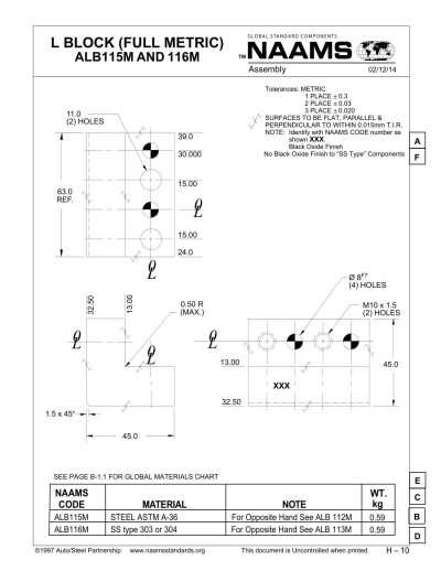 NAAMS ALB115M L-Block - Image 2