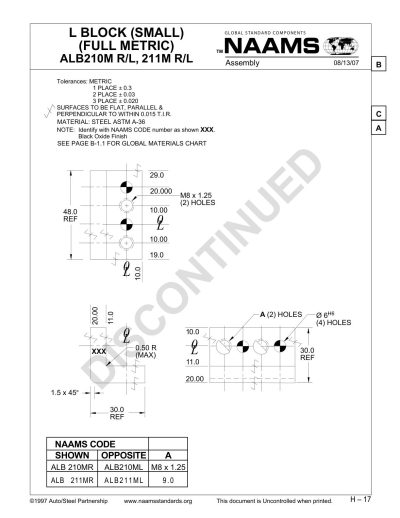 NAAMS ALB211MR L-Block - Image 2
