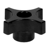 Four-Prong Knob - Tapped Though Hole (Phenolic)