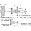 Hand-Retractable Plunger - Knob Handle with Mounting Plate (Non-Locking Type) - Image 2