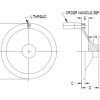 Hand Wheel - Solid Square Design (Stainless Steel) - Image 2