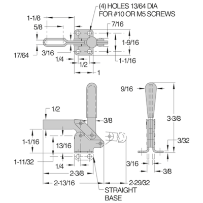 Toggle Clamp - CL-101-TC Series (250 lbs) - Image 2