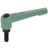 Adjustable Handle - Stud Type (Steel Body, Zinc Handle)