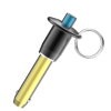 Ball Lock Pin (Button Handle) - Cable Assembly