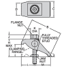 Forged Adjustable Clamp (Assembly with Flange Nut) - Image 2