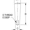 Tapered Handle - Tapped (Phenolic) - Image 2