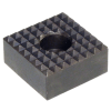 Square Gripper - Counterbored (Hardened Tool Steel, Serrated)