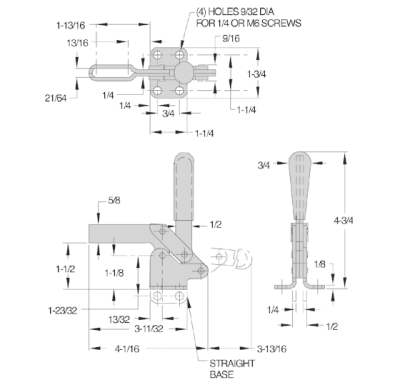 Toggle Clamp - CL-201-TC Series (625 lbs) - Image 2