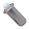Press-Fit Spring Plunger - Stainless Steel with Delrin Nose