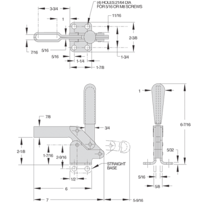 Toggle Clamp - CL-301-TC Series (850 lbs) - Image 2