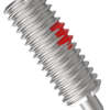 Short Spring Plunger with Extended Travel - Stainless Steel