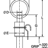 Double-Acting Ball Lock Pin (Ring Handle) - Cable Assembly - Image 2