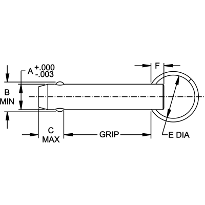 Marine Detent Pin - Cable Assembly - Image 2