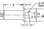 Press-Fit Spring Plunger - Steel with Delrin Nose - Image 2