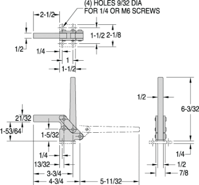 Toggle Clamp - CL-40-HDC Series (1500 lbs) - Image 2