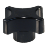 Four-Prong Knob - Tapped (Phenolic)