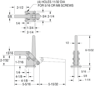 Toggle Clamp - CL-60-HDC Series (2500 lbs) - Image 2