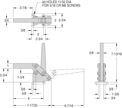Toggle Clamp - CL-61-HDC Series (5000 lbs) - Image 2