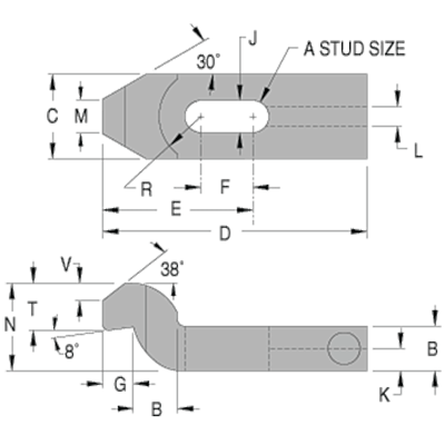 Slotted-Heel Gooseneck Clamp Strap - Image 2